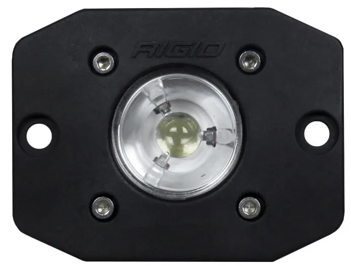 20621 – RIGID IND Driving/ Fog Light, LED Bulb Clear Bulbs 1.4 Inch Square 12 Watt Bulbs Amp Draw 0.85 AMP Hybrid Flo...
